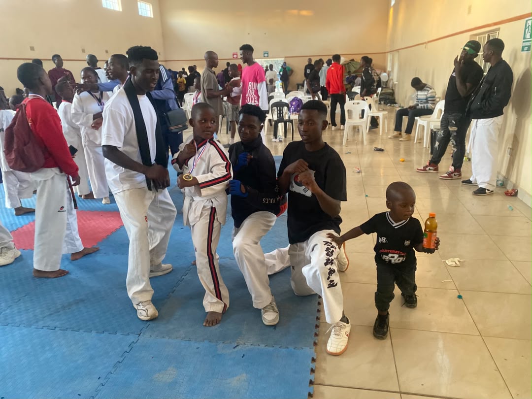 Taekwondo training